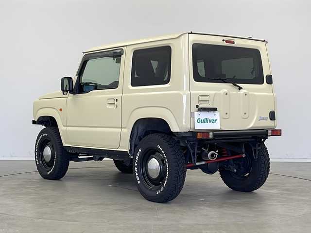 スズキ ジムニー XL 新潟県 2022(令4)年 0.8万km シフォンアイボリーM 社外ナビ　CD・DVD・Bluetooth/リフトアップ/社外ナビ/フルセグ/社外スターター/パートタイム4WD/アイドリングストップ/レーンキープアシスト/ダウンヒルアシストコントロール/社外前後バンパー/社外マフラー/TOYO OPENCOUNTRY  R/Tタイヤ