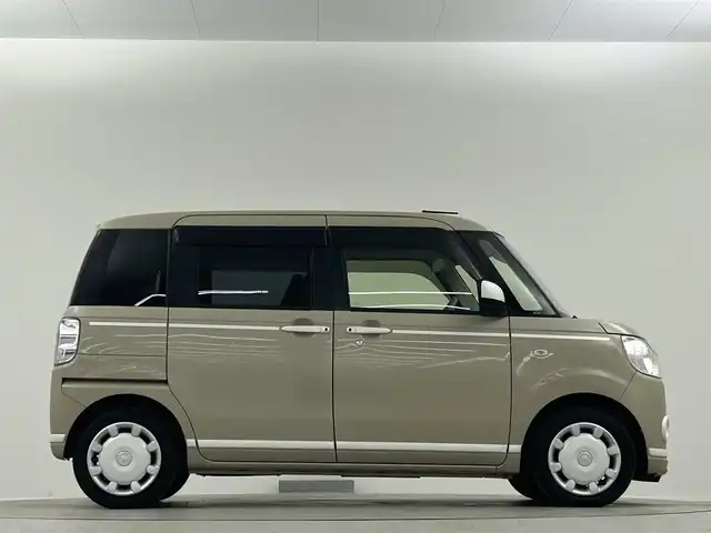 ダイハツ ムーヴ キャンバス X ホワイトアクセント リミテッド SAⅢ 埼玉県 2019(令1)年 3.8万km ナチュラルベージュマイカM 社外ナビ　CD DVD BT　フルセグ　全方位カメラ　スマートアシストIII　両側パワスラ　コーナーセンサー　アイドリングストップ　ステアリングスイッチ　