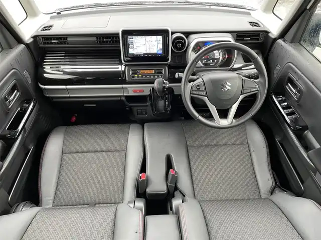 スズキ スペーシア カスタム HYBRID XS 滋賀県 2019(平31)年 4.5万km ピュアホワイトP
