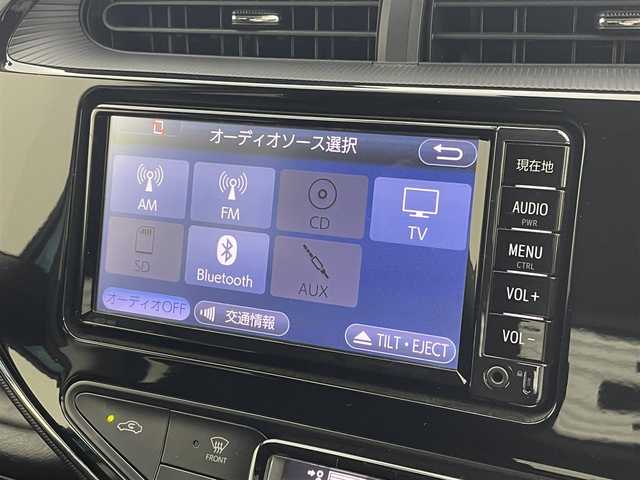 トヨタ アクア S 茨城県 2017(平29)年 4.1万km クリアエメラルドパールクリスタルシャイン 純正ナビ/バックカメラ/フルセグ/衝突被害軽減ブレーキ/車線逸脱抑制装置/オートマチックハイビーム/ETC/ドラレコ/シートヒーター/スマートキー