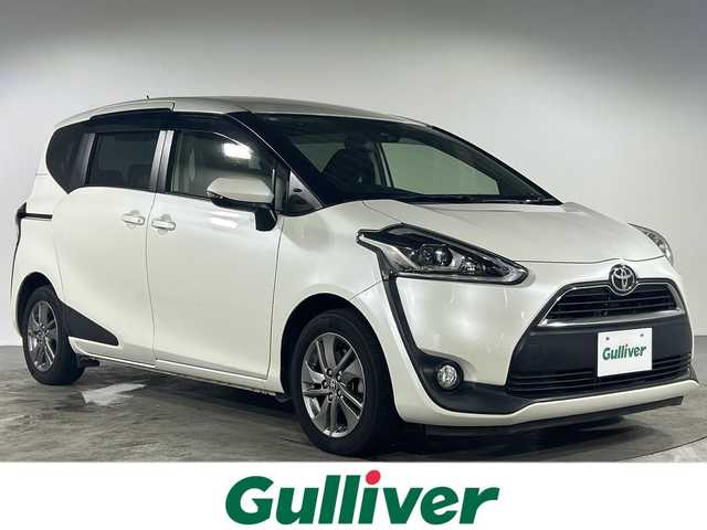 トヨタ シエンタ G 福岡県 2018(平30)年 6万km ホワイトパールクリスタルシャイン ・社外ナビ　/（ＡＭ　ＦＭ　ＣＤ　ＤＶＤ　ＢＴ　ＵＳＢ　ＳＤ　ＩＰＯＤ）/・バックカメラ　/・ＥＴＣ　/・フルセグＴＶ　/・両側パワスラ　/・横滑り防止　/・衝突軽減システム　/・レーンキープアシスト　/・オートライト　/・オートハイビーム/・純正フロアマット/・純正15インチアルミ