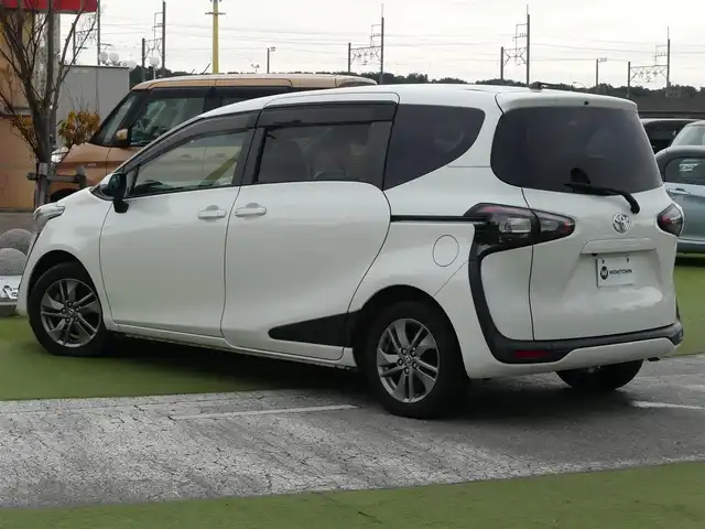 トヨタ シエンタ G 千葉県 2018(平30)年 6万km ホワイトパールクリスタルシャイン Toyota Safety Sense/・プリクラッシュセーフティ/・レーンディパーチャーアラート/・オートハイビーム/両側パワースライドドア/社外メモリーナビ/地デジTV/【DVD/CD再生機能　Bluetooth接続】/バックカメラ/革巻きステアリング/ETC/LEDヘッドライト/フォグライト/ウインカーミラー/純正15インチアルミホイル/スマートキー