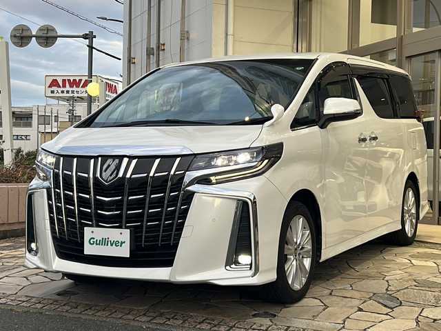 トヨタ アルファード S 静岡県 2021(令3)年 3.7万km ホワイトパールクリスタルシャイン ワンオーナー/純正ナビ（Bluetooth フルセグ USB ミラーキャスト CD DVD）/両側パワースライドドア/LEDヘッドライト/トヨタセーフティセンス/リアモニター/ETC2.0/SOSコール/ドライブレコーダー/コーナーセンサー/プッシュスタート/スマートキー/取扱説明書