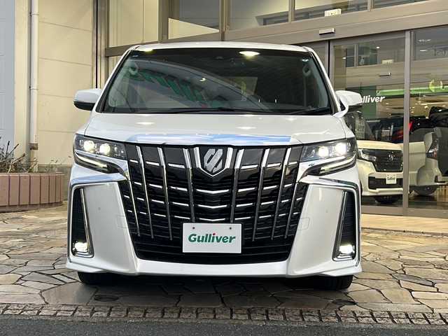 トヨタ アルファード S 静岡県 2021(令3)年 3.7万km ホワイトパールクリスタルシャイン ワンオーナー/純正ナビ（Bluetooth フルセグ USB ミラーキャスト CD DVD）/両側パワースライドドア/LEDヘッドライト/トヨタセーフティセンス/リアモニター/ETC2.0/SOSコール/ドライブレコーダー/コーナーセンサー/プッシュスタート/スマートキー/取扱説明書