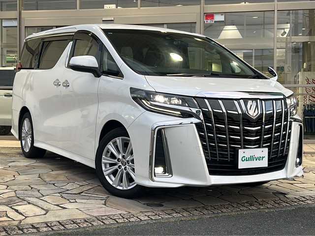 トヨタ アルファード S 静岡県 2021(令3)年 3.7万km ホワイトパールクリスタルシャイン ワンオーナー/純正ナビ（Bluetooth フルセグ USB ミラーキャスト CD DVD）/両側パワースライドドア/LEDヘッドライト/トヨタセーフティセンス/リアモニター/ETC2.0/SOSコール/ドライブレコーダー/コーナーセンサー/プッシュスタート/スマートキー/取扱説明書