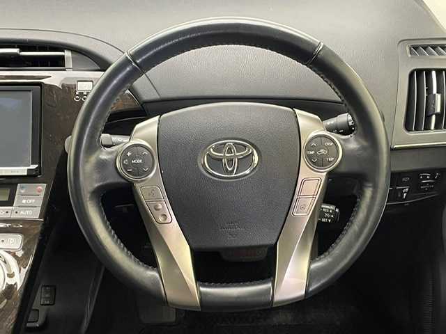 トヨタ プリウス ＰＨＶ G 兵庫県 2015(平27)年 7.3万km ホワイトパールクリスタルシャイン 純正SDナビ(CD/DVD/SD/Bt/フルセグ)/・NSZA-X64T/バックカメラ/レザーシート/シートヒーター/パワーシート/クルーズコントロール/ステアリングヒーター/ドライブレコーダー/ビルトインETC/LEDヘッドライト/フォグライト/社外１７AW/純正マット・バイザー