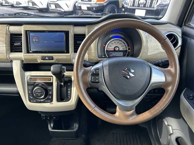 スズキ ハスラー ワンダラー 千葉県 2019(令1)年 3.5万km シフォンアイボリーメタリック/ウッディブラウン2トーンルーフ 特別仕様　ナビ　全方位カメラ　デュアルカメラブレーキサポート　ＢＴ　ＥＴＣ　ＵＳＢ　シートヒーター ステアスイッチ スマートキー ルーフレール シフォンアイボリーツートン HID オートライト