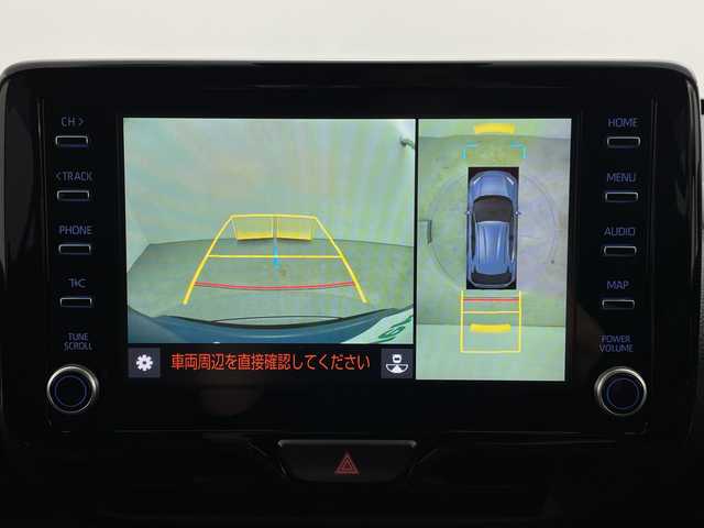 トヨタ ヤリスクロス ハイブリッド Z 新潟県 2022(令4)年 2.8万km グレイッシュブルー 4WD/トヨタセーフティセンス/2本出しマフラー/純正ディーラーナビ/Bluetooth/フルセグTV/パノラミックビューモニター/レーダークルーズコントロール/LEDオートライト/ハーフレザーシート/パワーシート/シートヒーター/純正18インチアルミホイール/電格ミラー/ウィンカーミラー/ブラインドスポットモニター/レーントレーシングアラート/スマートキー/ビルトインETC