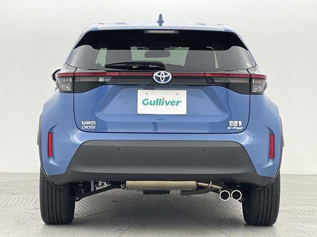 トヨタ ヤリスクロス ハイブリッド Z 新潟県 2022(令4)年 2.8万km グレイッシュブルー 4WD/トヨタセーフティセンス/2本出しマフラー/純正ディーラーナビ/Bluetooth/フルセグTV/パノラミックビューモニター/レーダークルーズコントロール/LEDオートライト/ハーフレザーシート/パワーシート/シートヒーター/純正18インチアルミホイール/電格ミラー/ウィンカーミラー/ブラインドスポットモニター/レーントレーシングアラート/スマートキー/ビルトインETC