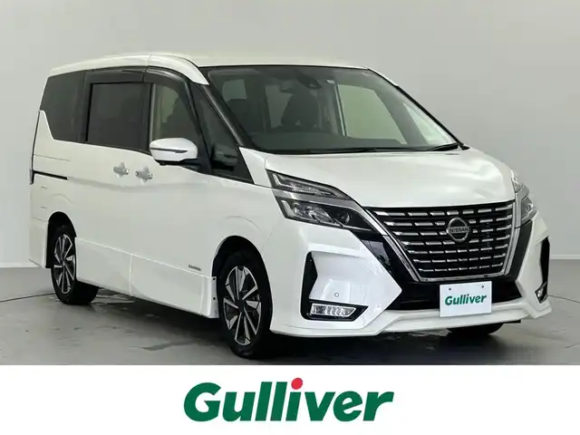 日産 セレナ ハイウェイスター V 栃木県 2021(令3)年 3.2万km ブリリアントホワイトパール プロパイロットスイッチ/プッシュエンジンスターター/インテリジェントキー/両側パワースライドドア/アイドリングストップ/ワンオーナー/レーダークルーズコントロール/ETC/アラウンドビューカメラ/フルセグＴＶ/純正ナビ/衝突被害軽減ブレーキ/横滑り防止装置/LEDヘッドライト/ブラインドスポットモニター/インテリジェントルームミラー/後側方車両検知警報