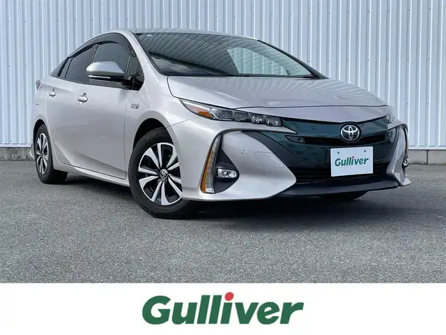 トヨタ プリウス ＰＨＶ A レザーパッケージ 福岡県 2018(平30)年 6.3万km スティールブロンドM 黒革シート/メーカー純正ナビ/フルセグＴＶ/ブルートゥース/バックカメラ/衝突軽減/ＢＳＭ/レーダークルーズコントロール/前席シートヒーター/パワーシート/ＥＴＣ２．０/クリアランスソナー/ＬＤＡ