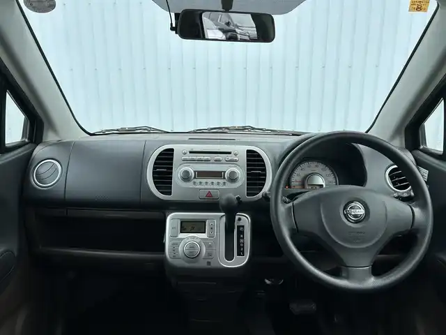 日産 モコ E ショコラティエ 滋賀県 2010(平22)年 3.7万km スノーパールホワイト 純正オーディオ（CD/AM/FM)/フラットシート/純フロアマット/電動格納ミラー/取扱説明書/保障書
