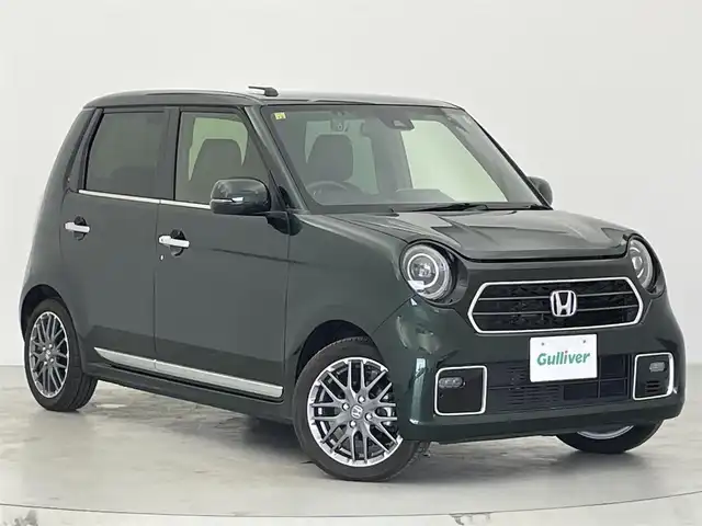 ホンダ Ｎ ＯＮＥ プレミアム ツアラー 宮城県 2020(令2)年 1.4万km ブリティッシュグリーンP 禁煙車/ターボ/純正ナビ/純正15インチアルミホイール/ETC/KENWOODドライブレコーダー/MTモード付/バックカメラ/スマートキー/シートヒーター/プッシュボタン/アイドリングストップ/LEDヘッドライト/LEDフォグランプ/ホンダセンシング/ABS/衝突被害軽減システム/横滑り防止装置/レーンキープアシスト/エアバッグ