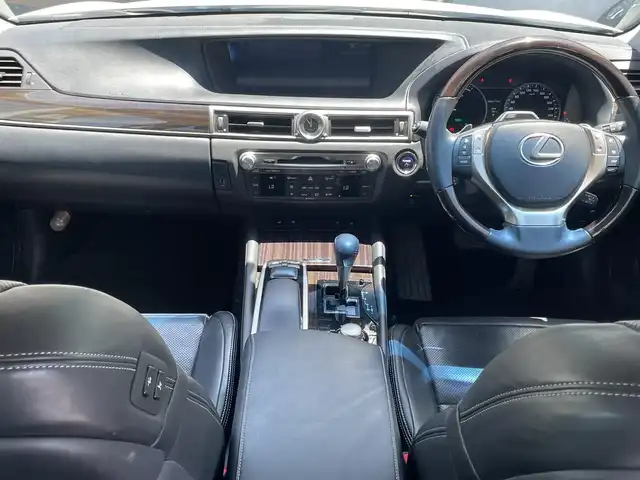 レクサス ＧＳ 450h バージョンL 長野県 2012(平24)年 6.4万km ホワイトパールクリスタルシャイン ワンオーナー/純正ナビ/・Bluetooth/CD/DVD/TV/バックカメラ/純正ETC/クルーズコントロール追走あり/純正フロアマット/メモリパワーシート/前席シートヒーター/前席エアシート/レザーシート/純正１８インチAW/前後コーナーセンサー/パドルシフト/電格ミラー/スペアキー/カードキー/取り扱い説明書/保証書