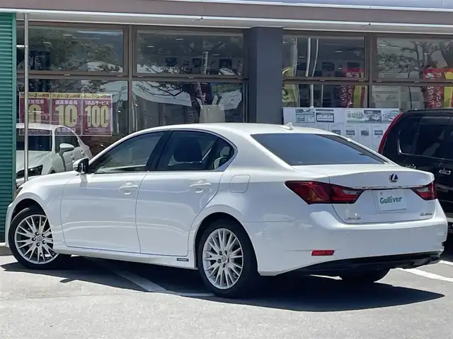 レクサス ＧＳ 450h バージョンL 長野県 2012(平24)年 6.4万km ホワイトパールクリスタルシャイン ワンオーナー/純正ナビ/・Bluetooth/CD/DVD/TV/バックカメラ/純正ETC/クルーズコントロール追走あり/純正フロアマット/メモリパワーシート/前席シートヒーター/前席エアシート/レザーシート/純正１８インチAW/前後コーナーセンサー/パドルシフト/電格ミラー/スペアキー/カードキー/取り扱い説明書/保証書