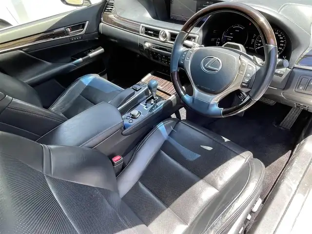 レクサス ＧＳ 450h バージョンL 長野県 2012(平24)年 6.4万km ホワイトパールクリスタルシャイン ワンオーナー/純正ナビ/・Bluetooth/CD/DVD/TV/バックカメラ/純正ETC/クルーズコントロール追走あり/純正フロアマット/メモリパワーシート/前席シートヒーター/前席エアシート/レザーシート/純正１８インチAW/前後コーナーセンサー/パドルシフト/電格ミラー/スペアキー/カードキー/取り扱い説明書/保証書