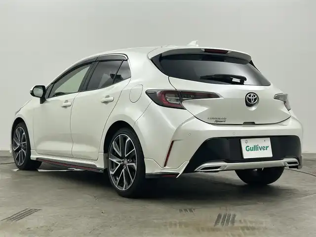トヨタ カローラ スポーツ G Z 岡山県 2019(平31)年 5.2万km ホワイトパールクリスタルシャイン ＴＲＤエアロ/純正9インチＳＤナビゲーション/(CD/DVD/SD/BT/HDMI/フルセグTV)/バックモニター/ビルトインETC/純正ドライブレコーダー前方/前席シートヒーター/衝突軽減ブレーキ/レーダークルーズコントロール/レーンキープアシスト/オートハイビームアシスト/LEDオートヘッドライト/純正18インチAW/スマートキー
