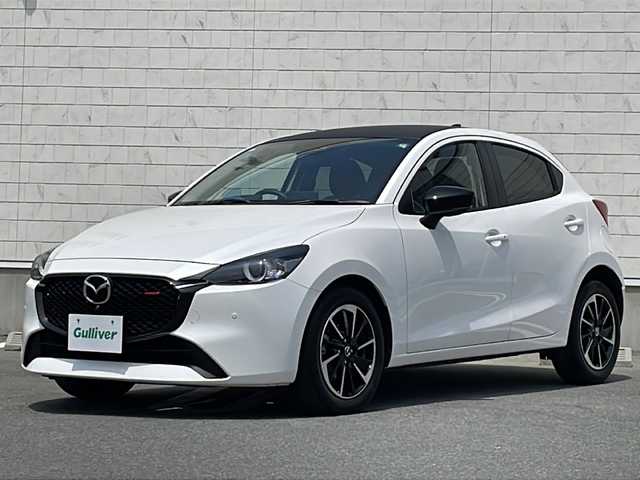 マツダ マツダ２ XD スポルト+ 山形県 2023(令5)年 1.9万km スノーフレイクホワイトパールマイカ 禁煙車/アドバンスト・スマート・シティ・ブレーキ・サポート /i-ACTIVSENSE/・トラクションコントロールシステム（ＴＣＳ）/・アイ・ストップ（ｉ－ｓｔｏｐ）/・マツダ・レーダー・クルーズ・コントロール（ＭＲＣＣ）/・レーンキープ・アシスト・システム（ＬＡＳ）/パーキングセンサー/３６０°ビューモニター/ブラインドスポットモニター/ヘッドアップディスプレイ/ハーフレザーシート/純正ナビ（CD.DVD.BT.USB.AUX.SD)/フルセグ/シートヒーター/ステアリングヒーター/ビルトインETC/ドライブレコーダー/LEDヘッドライト/プッシュスタート/スマートキー