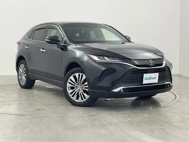 トヨタ ハリアー Z 群馬県 2022(令4)年 4.2万km プレシャスブラックパール 純正１２．３型ナビ　調光ガラスルーフ　全周囲カメラ　フルセグＴＶ　ＪＢＬプレミアムサウンド　デジタルインナーミラー　電動リアゲート　パワーシート　衝突被害軽減ブレーキ　ＢＳＭ　ＥＴＣ２．０　禁煙車
