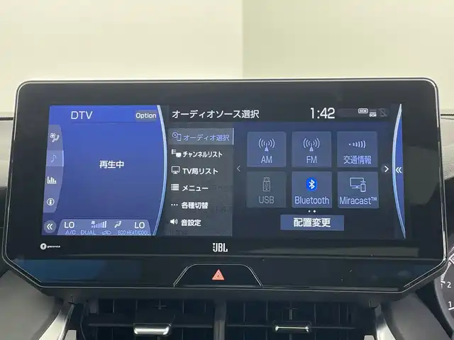 トヨタ ハリアー Z 群馬県 2022(令4)年 4.2万km プレシャスブラックパール 純正１２．３型ナビ　調光ガラスルーフ　全周囲カメラ　フルセグＴＶ　ＪＢＬプレミアムサウンド　デジタルインナーミラー　電動リアゲート　パワーシート　衝突被害軽減ブレーキ　ＢＳＭ　ＥＴＣ２．０　禁煙車