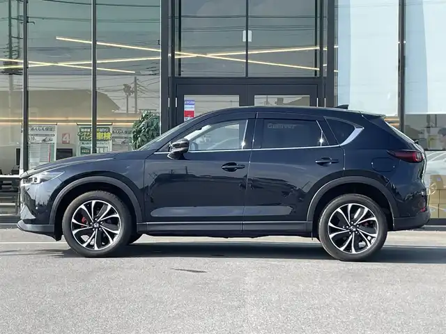 マツダ ＣＸ－５ XD Lパッケージ 茨城県 2022(令4)年 5万km ジェットブラックマイカ 純正ナビ/【ラジオ・BT・USB・TV】/パワーシート/シートメモリ/シートヒーター/ステアリングヒーター/サンルーフ/ワイヤレス充電/電動リアゲート/ヒルアシストコントロール/パドルシフト/ブレーキホールド/アイドリングストップ/レーダークルコン/ETC/全方位カメラ/前後コーナーセンサー/BSM/HUD
