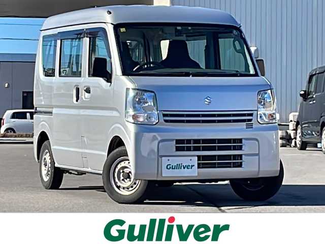 スズキ エブリイ PA 石川県 2019(令1)年 5.3万km シルキーシルバーメタリック /4WD//5速MT//社外メモリナビ//CD/DVD/SD/BT/フルセグ//ドライブレコーダー//ETC//ライトレベライザー //ルーフコンソールボックス//トランスファー//ABS//フロアマット//ドアバイザー//社外アルミ冬タイヤ積込