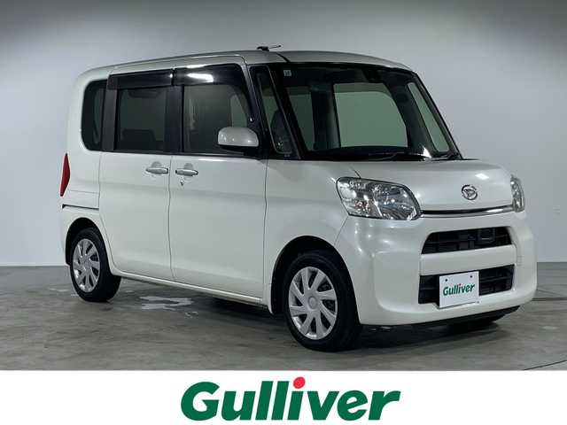 ダイハツ タント X SAⅡ 福岡県 2015(平27)年 9.4万km パールホワイトⅢ ナビ/ETC/フルセグTV/片側パワースライドドア/片側スライドドア/プッシュスタート/スマートキー/パワステ/Bluetooth接続/CD再生/横滑り防止装置/レーンキープアシスト/オートライト/衝突被害軽減システム
