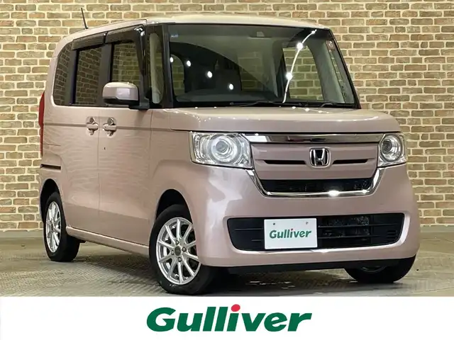 ホンダ Ｎ ＢＯＸ G L ホンダセンシング 岩手県 2019(平31)年 6.1万km ピーチブロッサムパール 4WD/左側パワースライドドア/ホンダセンシング/衝突軽減ブレーキ/誤発進抑制機能/路外逸脱抑制機能/アダプティブクルーズコントロール/車線維持支援システム/先行車発信お知らせ機能/標識認識機能/オートハイビーム/横滑り防止装置/アイドリングストップ/リヤロールサンシェード/チップアップリアシート/前席シートヒーター/純正ナビ/フルセグTV/バックカメラ/ETC/LEDヘッドライト/社外14インチアルミホイール/純正フロアマット