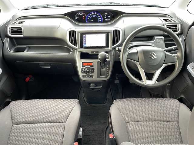 スズキ ソリオ HV MX 徳島県 2015(平27)年 6.9万km ブーストブルーパールメタリック 社外SDナビ　AVN-G04/（ラジオ/フルセグ/DISC）/ETC/純正15インチアルミホイール/片側電動スライドドア/アイドリングストップ/電動格納ミラー/社外フロアマット/ドアバイザー/ハロゲンヘッドライト/取扱説明書/新車時保証書