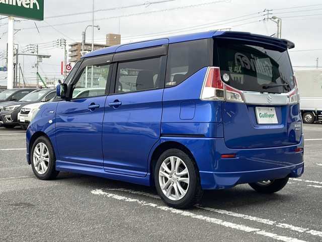 スズキ ソリオ HV MX 徳島県 2015(平27)年 6.9万km ブーストブルーパールメタリック 社外SDナビ　AVN-G04/（ラジオ/フルセグ/DISC）/ETC/純正15インチアルミホイール/片側電動スライドドア/アイドリングストップ/電動格納ミラー/社外フロアマット/ドアバイザー/ハロゲンヘッドライト/取扱説明書/新車時保証書