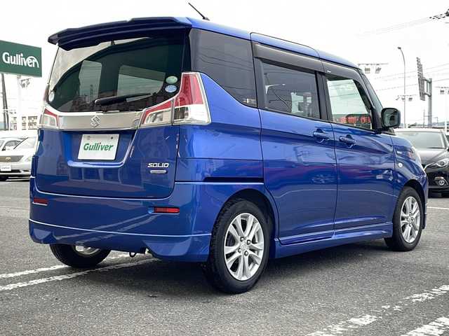 スズキ ソリオ HV MX 徳島県 2015(平27)年 6.9万km ブーストブルーパールメタリック 社外SDナビ　AVN-G04/（ラジオ/フルセグ/DISC）/ETC/純正15インチアルミホイール/片側電動スライドドア/アイドリングストップ/電動格納ミラー/社外フロアマット/ドアバイザー/ハロゲンヘッドライト/取扱説明書/新車時保証書