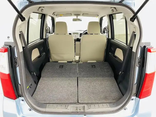 スズキ ワゴンＲ FX 福島県 2012(平24)年 14.9万km フィズブルーパールメタリック ミュージックプレーヤー/・AUX/CD/FM/AM/ベンチシート/アイドリングストップ/電動格納ミラー/リモコンキー/ドアバイザー/純正フロアマット