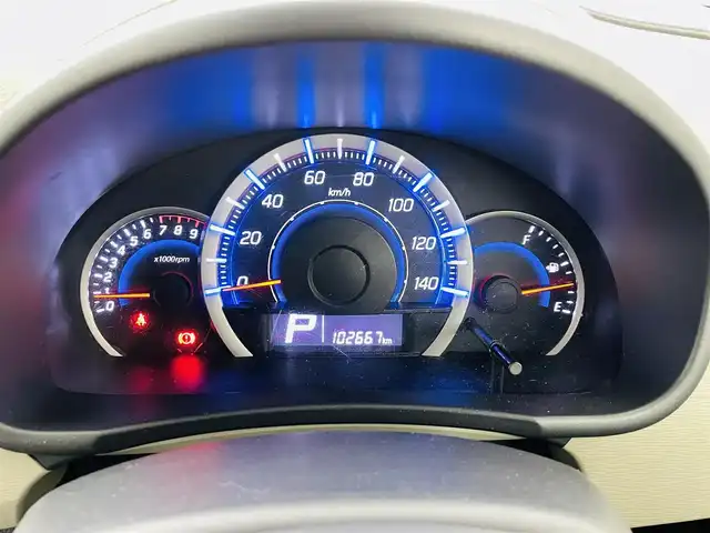 スズキ ワゴンＲ FX 福島県 2012(平24)年 14.9万km フィズブルーパールメタリック ミュージックプレーヤー/・AUX/CD/FM/AM/ベンチシート/アイドリングストップ/電動格納ミラー/リモコンキー/ドアバイザー/純正フロアマット