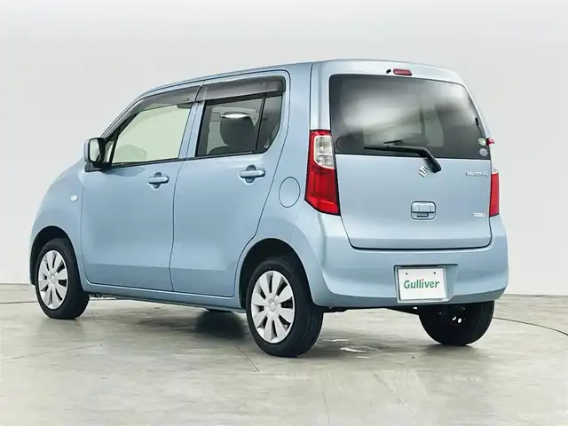 スズキ ワゴンＲ FX 福島県 2012(平24)年 14.9万km フィズブルーパールメタリック ミュージックプレーヤー/・AUX/CD/FM/AM/ベンチシート/アイドリングストップ/電動格納ミラー/リモコンキー/ドアバイザー/純正フロアマット