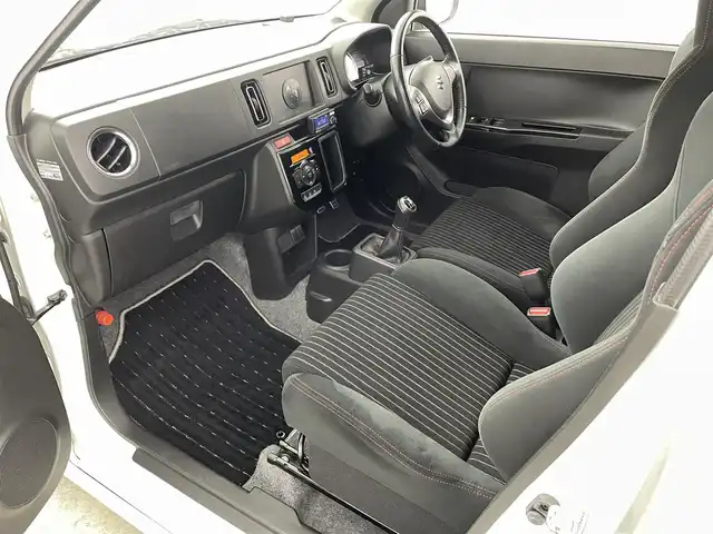 スズキ アルト ワークス 福島県 2016(平28)年 8.1万km パールホワイト ＴＥＩＮ車高調　/ＲＡＹＳアルミホイール　/OB　MONITOR/ビルトインＥＴＣ　/社外エアクリーナー　/前席ＲＥＣＡＲＯシート　/純正ホイール付き冬タイヤあり /純正フロアマット /純正サイドバイザー/オートライト /スペアキー/・スマートキー