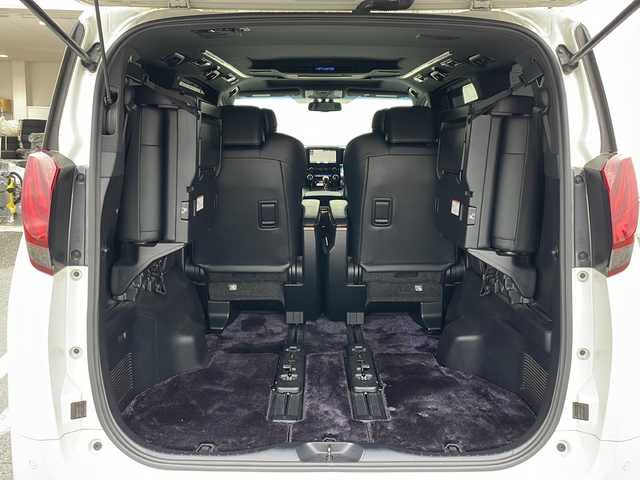 トヨタ アルファードハイブリット エグゼクティブ ラウンジ 山形県 2016(平28)年 6.4万km ラグジュアリーホワイトパールクリスタルシャインガラスフレーク 禁煙車/Toyota Safety Sense /・プリクラッシュセーフティ/・レーンディパーチャーアラート/・オートマチックハイビーム/・レーダークルーズコントロール/レザーシート/サンルーフ/JBLプレミアムサウンド/純正ナビ(CD.DVD.BT.USB.AUX)/パノラミックビューモニター/フルセグ/両側パワースライドドア/パワーバックドア/クリアランスソナー/シートヒーター/ステアリングヒーター/パワーシート/ETC/電動パーキングブレーキ/オートホールド/LEDヘッドライト/プッシュスタート/スマートキー