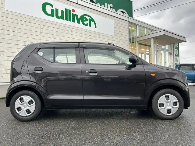 スズキ アルト F 山形県 2018(平30)年 2.9万km アーバンブラウンパールメタリック 5速マニュアル/CD/AM/FM/AUX/横滑り防止装置/ABS/パワステ/パワーウィンドウ/スタッドレスタイヤ車載/純正フロアマット/純正ドアバイザー