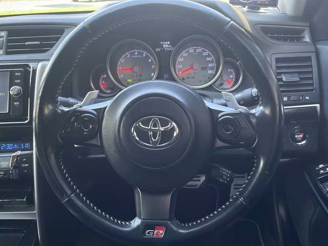 トヨタ マークＸ 250S GRスポーツ 大阪府 2018(平30)年 5.8万km プレシャスブラックパール 純正SDナビ：NSZT-W66T/【CD/DVD/SD/Bluetooth】/地デジ対応テレビ/バックカメラ　/ＨＩＤヘッドライト　/ＬＥＤデイライト　/オートライト機能　/ＧＲ専用/・セミバケットシート/・１９インチアルミ/・キャリパー　/パドルシフト　/チルトステアリング　/社外レーダー　/ビルトイン2.0ＥＴＣ/電動格納ウィンカーミラー