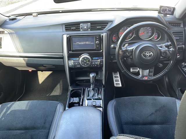 トヨタ マークＸ 250S GRスポーツ 大阪府 2018(平30)年 5.8万km プレシャスブラックパール 純正SDナビ：NSZT-W66T/【CD/DVD/SD/Bluetooth】/地デジ対応テレビ/バックカメラ　/ＨＩＤヘッドライト　/ＬＥＤデイライト　/オートライト機能　/ＧＲ専用/・セミバケットシート/・１９インチアルミ/・キャリパー　/パドルシフト　/チルトステアリング　/社外レーダー　/ビルトイン2.0ＥＴＣ/電動格納ウィンカーミラー