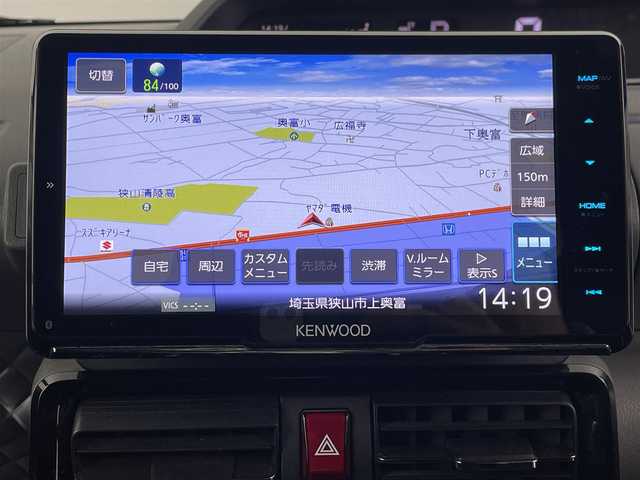 ダイハツ タント カスタム RS セレクション 埼玉県 2020(令2)年 2万km ブラックマイカメタリック/レーザーブルークリスタルシャイン 2トーン 社外ナビ（BT/AM/FM）/フルセグTV/ETC/バックカメラ/レーダークルーズコントロール/両側パワースライドドア/レーンキープアシスト/横滑り防止装置/盗難防止装置/コーナーセンサー/衝突軽減システム/LEDヘッドライト/ドライブレコーダー/プッシュスタート/スマートキー