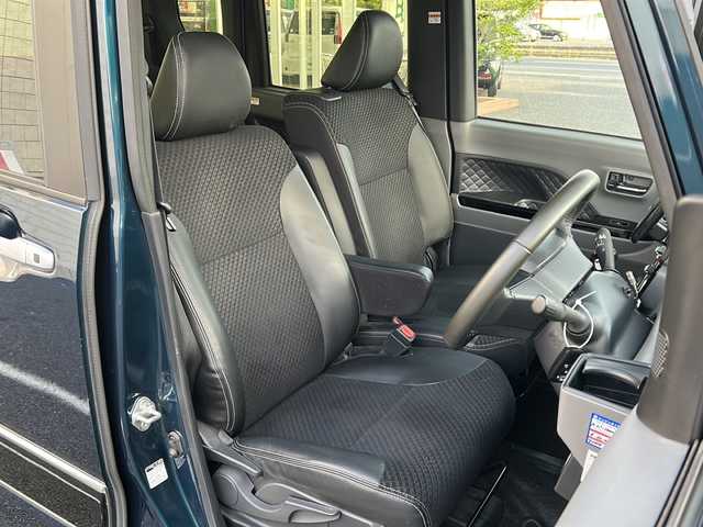 ダイハツ タント カスタム RS セレクション 千葉県 2020(令2)年 8万km ブラックマイカメタリック/レーザーブルークリスタルシャイン 2トーン 社外ナビ（BT/AM/FM）/フルセグTV/ETC/バックカメラ/レーダークルーズコントロール/両側パワースライドドア/レーンキープアシスト/横滑り防止装置/盗難防止装置/コーナーセンサー/衝突軽減システム/LEDヘッドライト/ドライブレコーダー/プッシュスタート/スマートキー/保証書/取扱説明書/R5記録簿