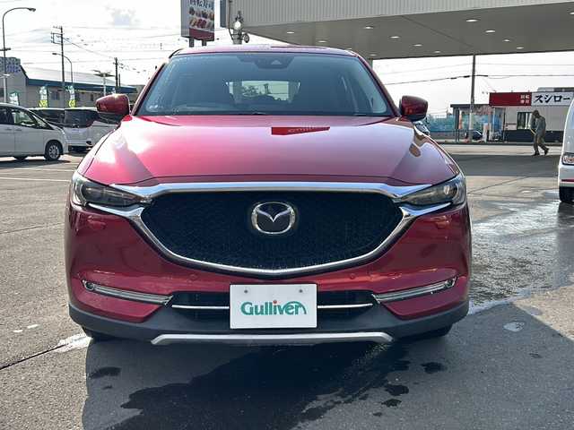 マツダ ＣＸ－５ XD Lパッケージ 道北・旭川 2017(平29)年 6.8万km 赤 ・ワンオーナー/・純正ナビ（CD、DVD、BT、TV、AUX）/・バックモニター/・BOSEサウンド/・クルーズコントロール/・ヘッドアップディスプレイ/・純正フロアマット/・ETC/・レザーシート/・パワーシート/・シートヒーター/・ハンドルヒーター/・パワーバックドア/・アイドリングストップ/・LEDヘッドライト/・オートライト/・フォグランプ/・ヘッドライトウォッシャー/・ミラーウィンカー/・コーナーセンサー/・レーンキープアシスト/・ブラインドスポット/・取扱説明書/・保証書