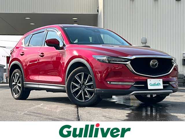 マツダ ＣＸ－５ XD Lパッケージ 道北・旭川 2017(平29)年 6.8万km 赤 ・ワンオーナー/・純正ナビ（CD、DVD、BT、TV、AUX）/・バックモニター/・BOSEサウンド/・クルーズコントロール/・ヘッドアップディスプレイ/・純正フロアマット/・ETC/・レザーシート/・パワーシート/・シートヒーター/・ハンドルヒーター/・パワーバックドア/・アイドリングストップ/・LEDヘッドライト/・オートライト/・フォグランプ/・ヘッドライトウォッシャー/・ミラーウィンカー/・コーナーセンサー/・レーンキープアシスト/・ブラインドスポット/・取扱説明書/・保証書
