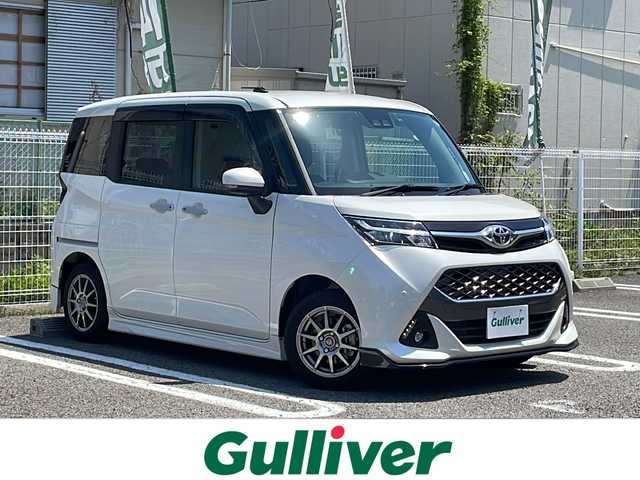 トヨタ タンク カスタムG 兵庫県 2019(令1)年 0.9万km パールホワイトⅢ 自店成約済み/他店落札不可/ワンオーナー/純正ディーラーナビ/　＜Bluetooth/MSB/フルセグTV/FM.AM＞/バックカメラ/両側パワースライドドア/プッシュスタート/スマートキー/ドライブレコーダー前/ビルトインETC/クルーズコントロール/両側パワースライドドア/コーナーセンサー/オートライト/純正ドアバイザー/純正マット/純正アルミホイール積み込み/保証書、取扱説明書