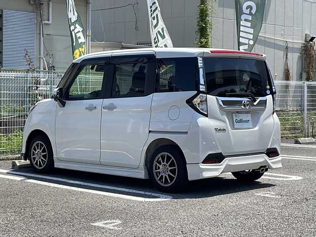 トヨタ タンク カスタムG 兵庫県 2019(令1)年 0.9万km パールホワイトⅢ 自店成約済み/他店落札不可/ワンオーナー/純正ディーラーナビ/　＜Bluetooth/MSB/フルセグTV/FM.AM＞/バックカメラ/両側パワースライドドア/プッシュスタート/スマートキー/ドライブレコーダー前/ビルトインETC/クルーズコントロール/両側パワースライドドア/コーナーセンサー/オートライト/純正ドアバイザー/純正マット/純正アルミホイール積み込み/保証書、取扱説明書