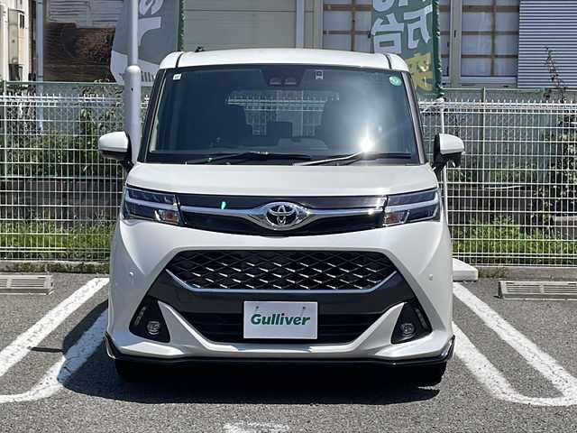 トヨタ タンク カスタムG 兵庫県 2019(令1)年 0.9万km パールホワイトⅢ 自店成約済み/他店落札不可/ワンオーナー/純正ディーラーナビ/　＜Bluetooth/MSB/フルセグTV/FM.AM＞/バックカメラ/両側パワースライドドア/プッシュスタート/スマートキー/ドライブレコーダー前/ビルトインETC/クルーズコントロール/両側パワースライドドア/コーナーセンサー/オートライト/純正ドアバイザー/純正マット/純正アルミホイール積み込み/保証書、取扱説明書