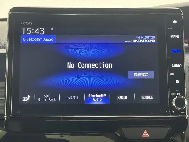 ホンダ Ｎ ＢＯＸ カスタム L ターボ 埼玉県 2022(令4)年 5.2万km メテオロイドグレーメタリック 純正８型ナビ　Ｂｌｕｅｔｏｏｔｈ　バックカメラ　フルセグＴＶ　両側パワースライドドア　ハーフレザーシート　シートヒーター　前後ドライブレコーダー　ビルドインＥＴＣ　クルーズコントロール　コーナーセンサ