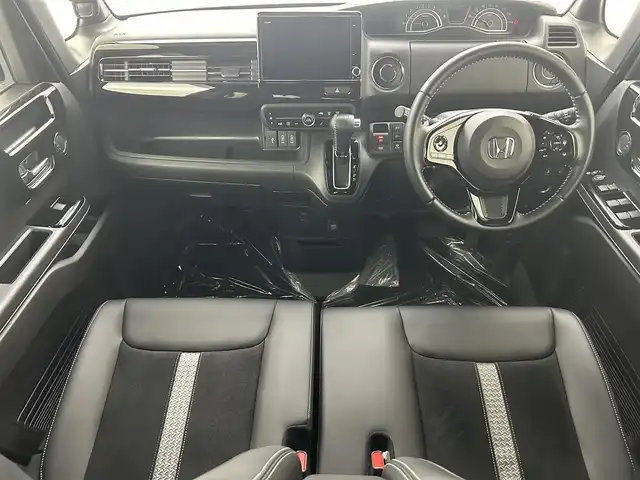 ホンダ Ｎ ＢＯＸ カスタム L ターボ 埼玉県 2022(令4)年 5.2万km メテオロイドグレーメタリック 純正８型ナビ　Ｂｌｕｅｔｏｏｔｈ　バックカメラ　フルセグＴＶ　両側パワースライドドア　ハーフレザーシート　シートヒーター　前後ドライブレコーダー　ビルドインＥＴＣ　クルーズコントロール　コーナーセンサ