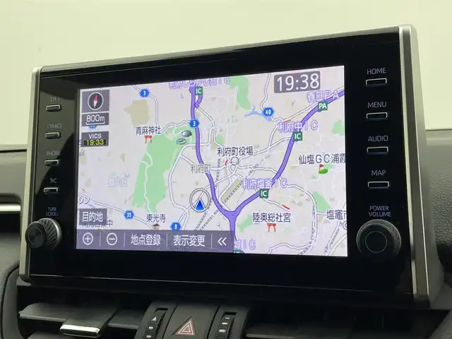 トヨタ ＲＡＶ４ G Zパッケージ 宮城県 2021(令3)年 3.2万km アティチュードブラックマイカ ＴＲＤエアロ　/デジタルインナーミラー　/パノラミックビューモニター/ブラインドスポットモニター　/パワーバックドア　/シートヒーター　/ステアリングヒーター　/パワーシート　/アダプティブクルーズ　/ＲＣＴＡ　/トヨタセーフティセンス　/禁煙車