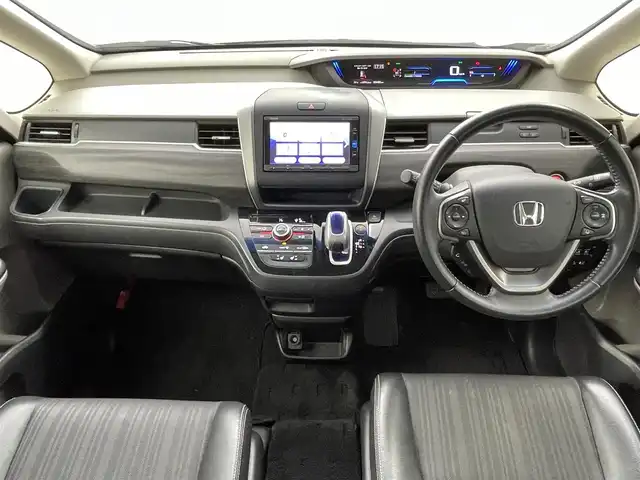 ホンダ フリード ハイブリット EX 福井県 2016(平28)年 5.7万km クリスタルブラックパール 純正ナビ　型式：VXM-174VFi/(フルセグTV/CD/DVD/Bluetooth/SD/iPod)/バックカメラ/両側パワースライドドア/前席シートヒーター/クルーズコントロール/ステアリングスイッチ/ビルトインETC/衝突軽減システム/車線逸脱警報